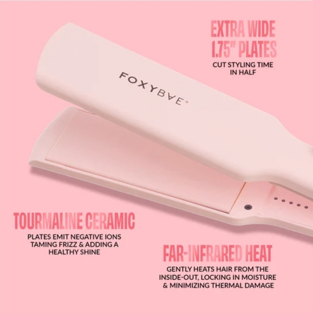 New! Foxybae Blush Flat Iron - Picture 5 of 5